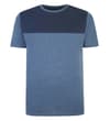 2 Tone TShirt Denim Melange/Navy