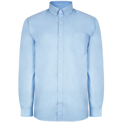 Bigdude Oxford Hemd Hellblau