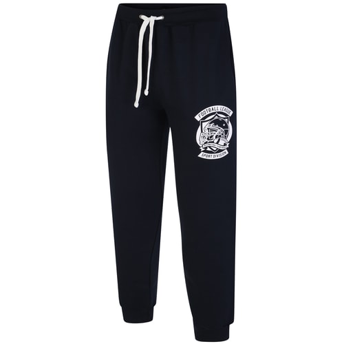 Bigdude American Football Print Jogginghose Marineblau