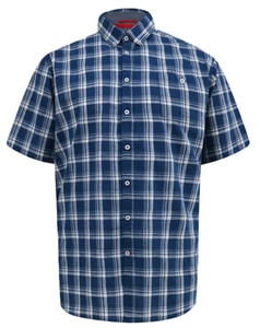 D555 Morris Check Button Down Collar Shirt