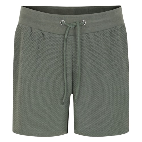 Bigdude Strukturierte Shorts Salbeigrün