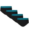 4erPack StretchSlips Schwarz
