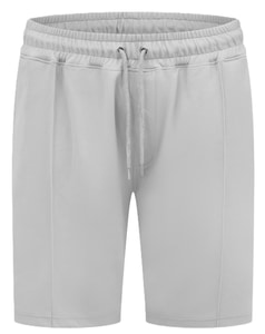 D555 Turner Stretch-Piqué-Shorts mit elastischem Bund, Stein