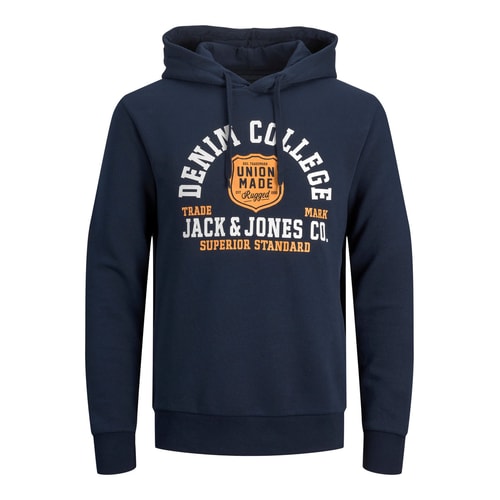 Jack & Jones Denim College-Hoodie Sky Captain Navy