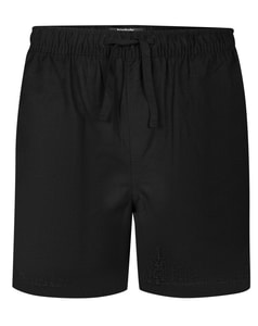 Bigdude Leinenmix-Shorts Schwarz