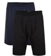 Pyjama Shorts 2erPack Schwarz/Dunkelblau