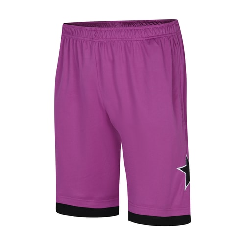 Bigdude Lagen-Basketballshorts Schwarz/Lila