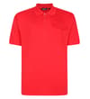 JerseyPolo mit Tasche, Rot