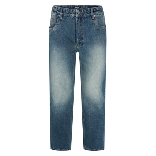 Bigdude Jeans mit starkem Gummizugbund, dunkle Tönung
