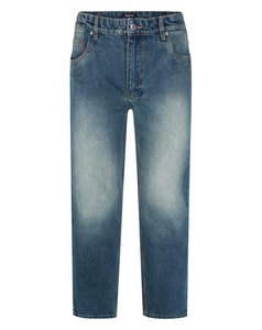 Bigdude Jeans mit starkem Gummizugbund, dunkle Tönung