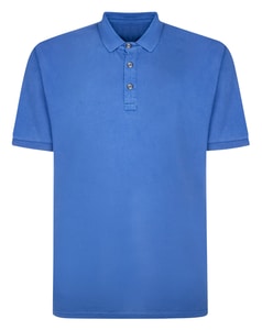 Bigdude Wash Effect Polo Indigo