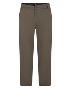 Bigdude Stretch-Chinohose Olivgrün Tall
