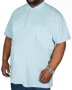 Bigdude Poloshirt Hellblau Tall Fit 
