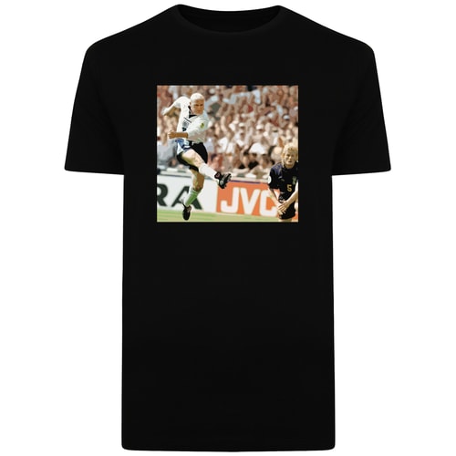 1996 England vs. Schottland Print T-Shirt Schwarz
