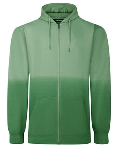 Bigdude Ombre Zip Hoody Grün
