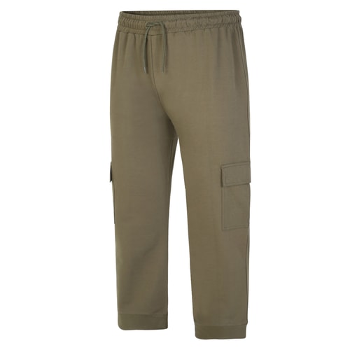 Bigdude Gestrickte Cargo-Jogginghose Khaki