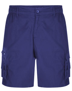 Bigdude Leichte Cargo-Shorts mit Gummizug in der Taille Marineblau