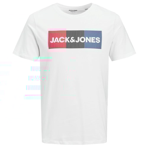 T-Shirt mit Jack & Jones Logo Weiß