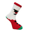 Weihnachtsmotiv und AntiRutschSocken, weiß