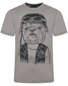KAM Hunde-Schablonen-T-Shirt Laurel Oak