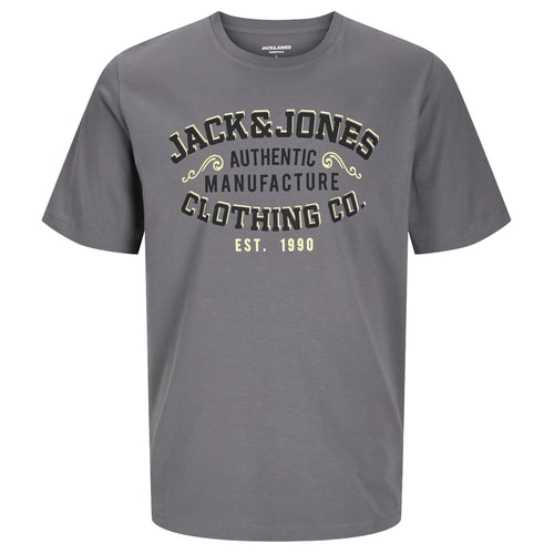 Jack & Jones – T-Shirt mit authentischem Manufacture-Print in Castle Rock