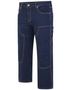 Bigdude Stretch-Utility-Jeans in dunkler Waschung