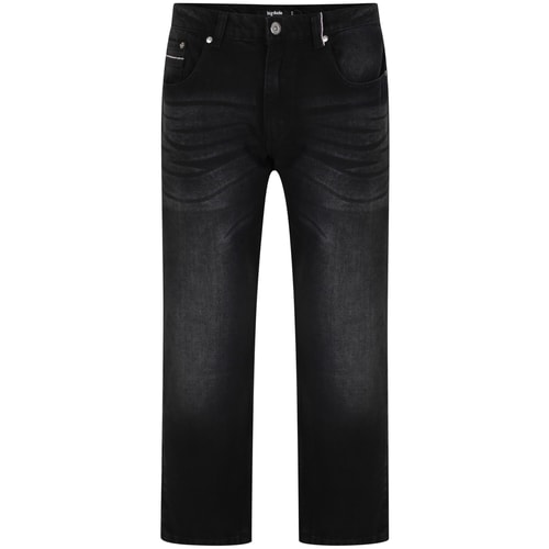 Bigdude Selvedge Ridge Jeans Schwarze Waschung