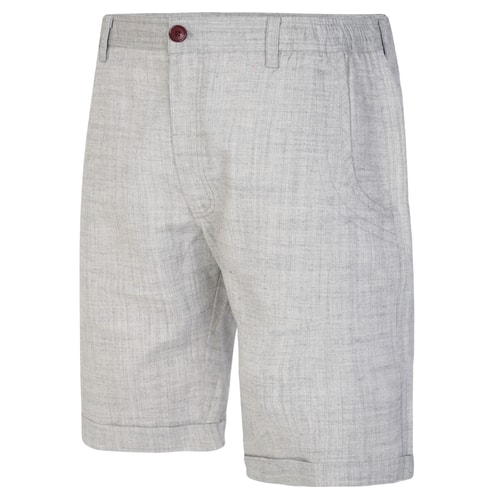 Bigdude Leinen Chino Shorts Grau