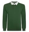 LangarmPoloshirt im RugbyStil, Dunkelgrün