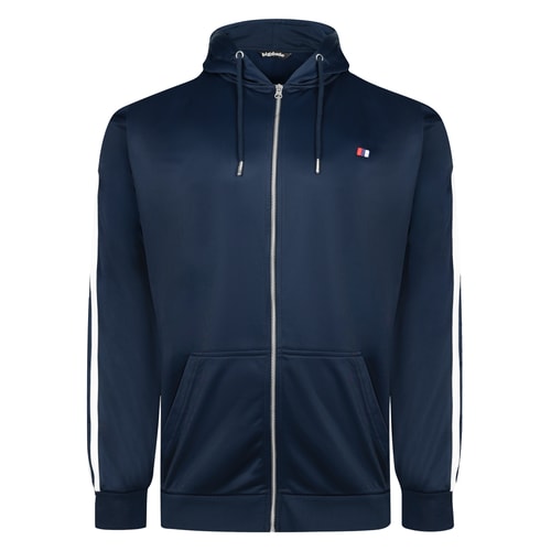 Bigdude Twin Stripe Hoodie Marineblau