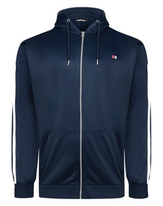 Bigdude Twin Stripe Hoodie Marineblau