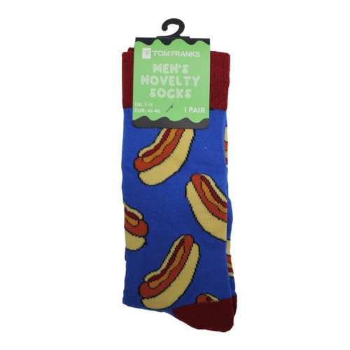 Tom Franks Neuheit Design Socken Hot Dog
