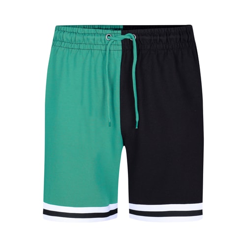 Bigdude Spliced Loopback Shorts Türkis/Schwarz