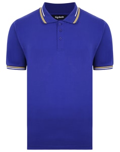 Bigdude Designer Poloshirt Kobaltblau 