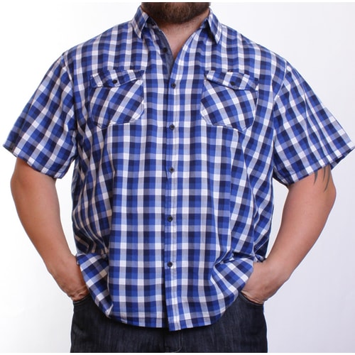 Brooklyn Blue & Navy Check Shirt
