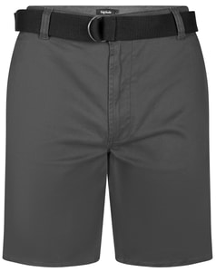 Bigdude Stretch Chino mit Gürtel Anthrazit