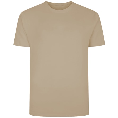 Bigdude Einfarbiges T-Shirt Sand