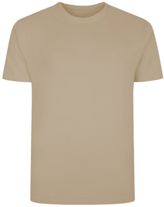 Bigdude Einfarbiges T-Shirt Sand