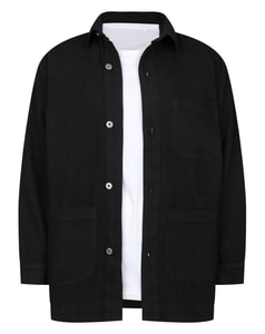 Bigdude Jeansjacket Schwarz