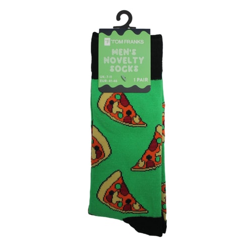 Tom Franks Neuheit Design Socken Pizza