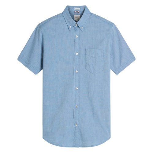 Ben Sherman Signature Oxford Kurzarmhemd Airforce