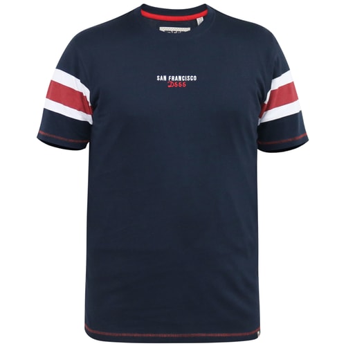 D555 Hitchin San Francisco T-Shirt Marineblau