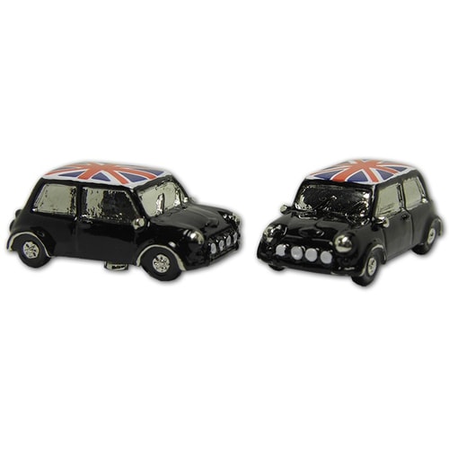 Sophos 3D Mini Manschettenknöpfe Schwarz