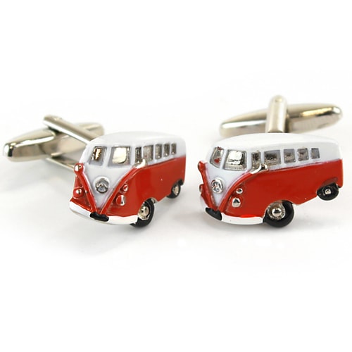 Sophos Red Camper Van Cufflinks