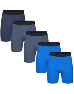 Bigdude 5er-Pack Boxershorts, mehrfarbig