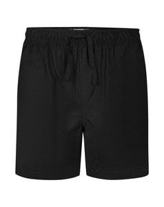 Bigdude Leinenmix-Shorts Schwarz