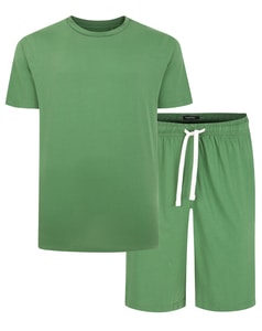 Bigdude – Kurzärmliges Pyjama-Set, Dunkelgrün