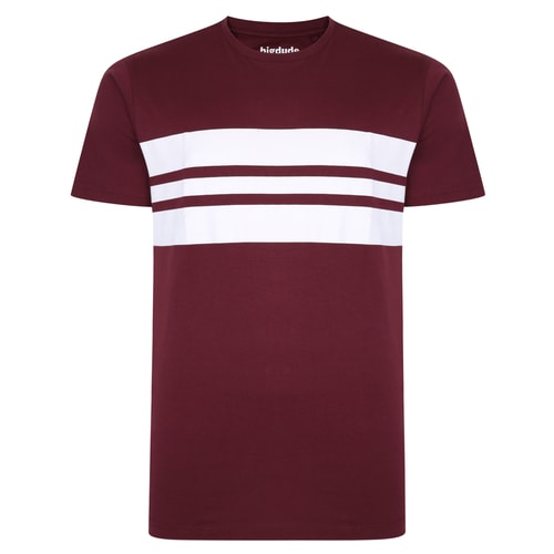 Bigdude Stripes T-Shirt Burgund