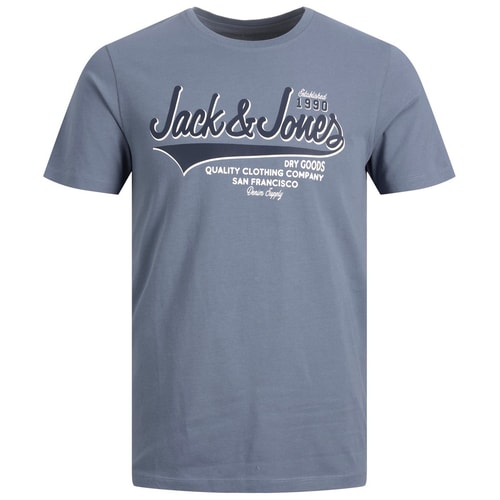 Jack & Jones Logo T-Shirt Feuersteingrau