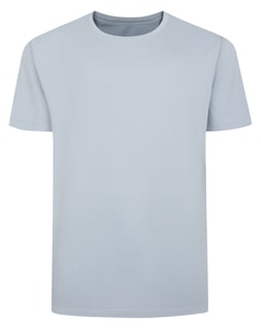 Bigdude Einfarbiges T-Shirt Hellblau Größe L